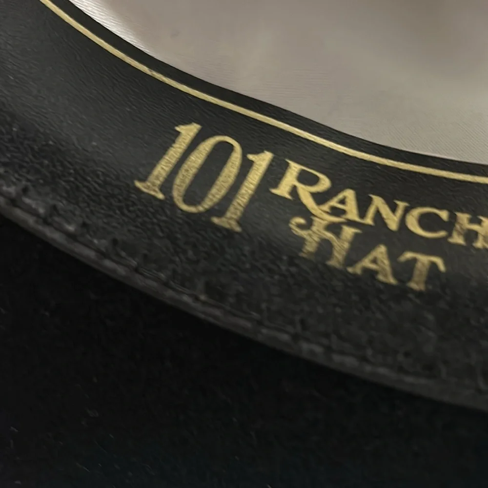 101 Ranch Hat 6 7/8. Pure wool. - Picture 7 of 9